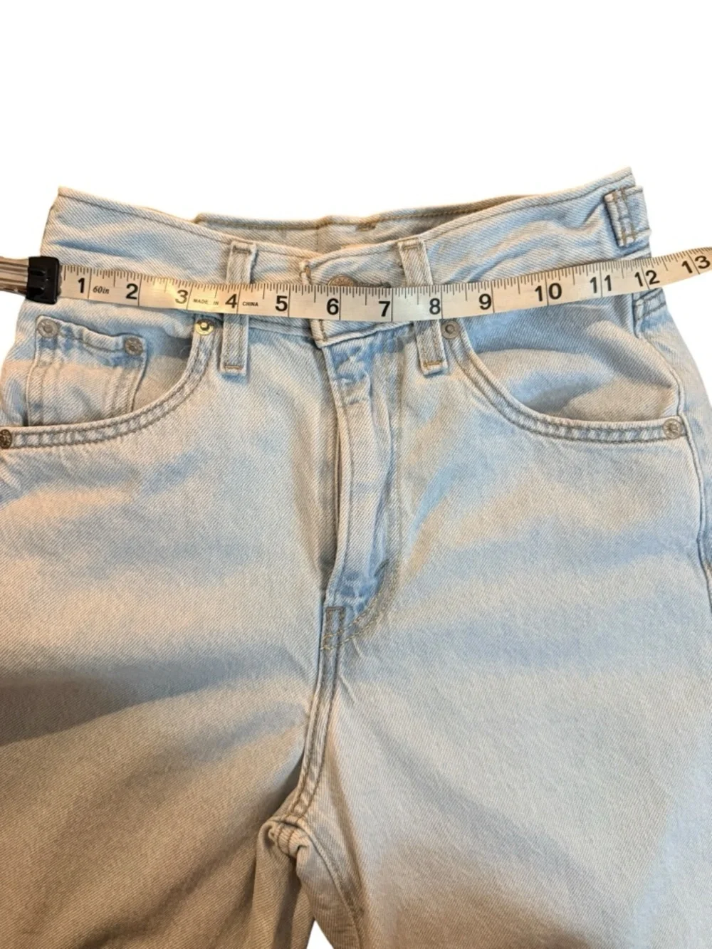 Levi’s Cinch Baggy Jeans W23 L31 Light Wash High Rise Wide Leg